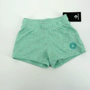 Converse Girls Ocean Mint Heather Shorts Size 6 NWT